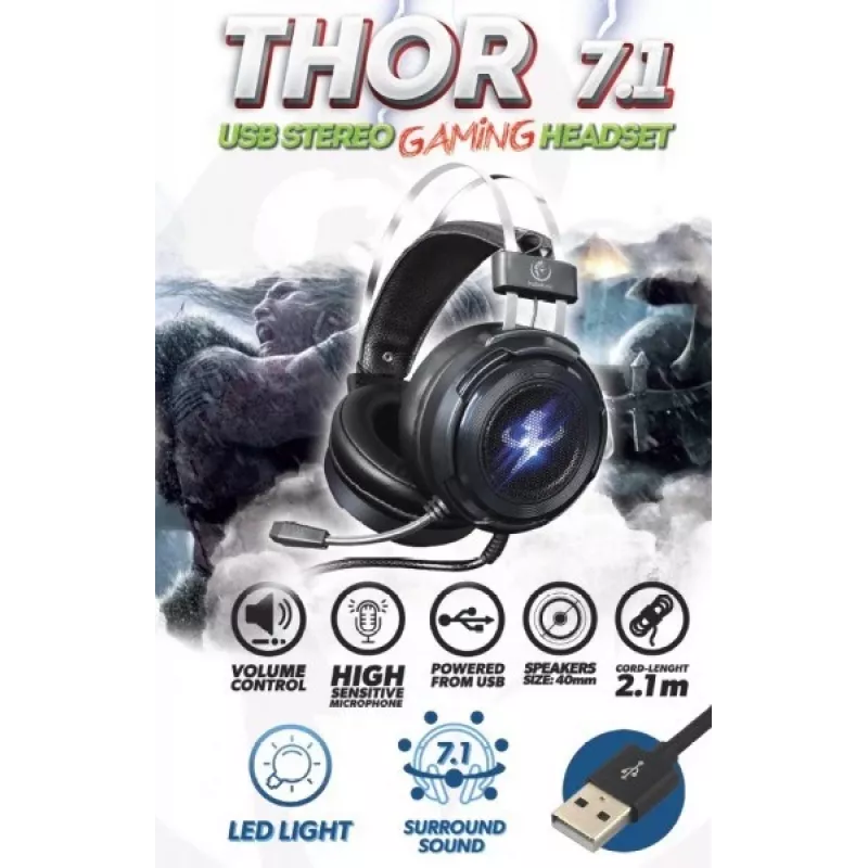 Słuchawki stereo Rebeltec THOR RBLSLU00042