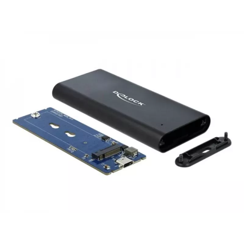 Delock - Obudowa magazynująca - M.2 - Karta M.2 NVMe - USB 3,1 (Gen 2) - Czarny (42614)