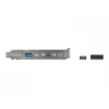 Wspornik slotowy DeLOCK 89934 z 1 portem USB Type-C i 1 portem USB Type-A