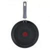 Patelnia do naleśników Tefal Daily Cook G7313855, 25 cm, nieprzywierająca, podstawa ze stali nierdzewnej, uchwyt z bakelitu, Thermo-Signal