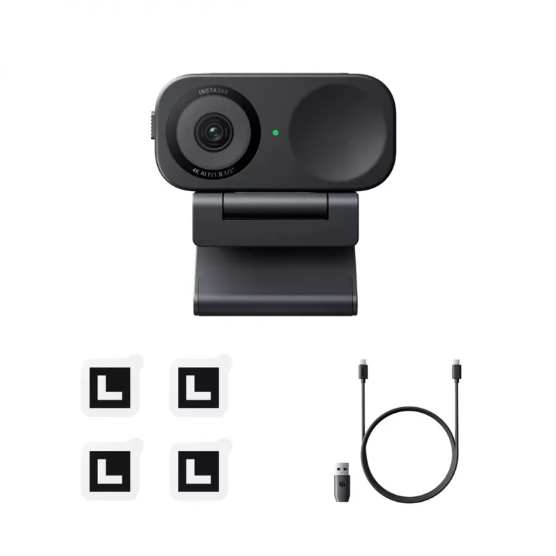 Kamera internetowa Insta360 Link 2C 3840 x 2160 pikseli USB Czarny