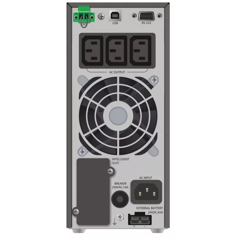 PowerWalker VFI 1000 TGS podwójna konwersja (Online) 1 kVA 900 W 3 gniazda AC