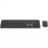 Logitech Signature cienki Combo MK950 - zestaw klawiatura i mysz - bezprzewodowy - Bluetooth 5,1 LE - QWERTY - nordycki - grafitowy (920-012488)
