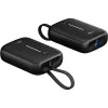 Przenośny Power Bank Goobay 10 000 mAh ze zintegrowanym kablem USB-C – 20 W, kompaktowy, podróżny (76251)