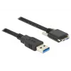 Kabel USB DeLOCK 83599 USB 3.2 Gen 1 3 m USB A Micro-USB B Czarny