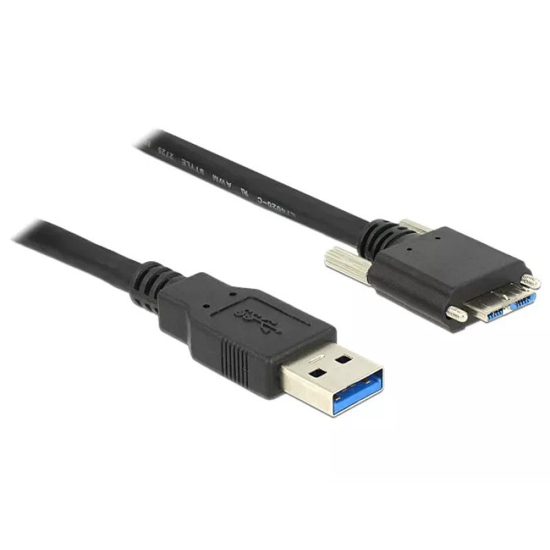 Kabel USB DeLOCK 83599 USB 3.2 Gen 1 3 m USB A Micro-USB B Czarny