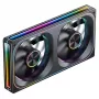 120 mm x2 ARGB PWM wentylatory obudowy, Jonsbo ZA-240 Infinity Mirror 240 mm czarne