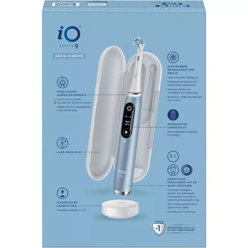 Braun iO 9 Aqua Marine Luxe Niebieski