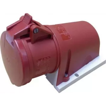 Mennekes CEE gniazdo ścienne czerwone 32 A/400 VAC