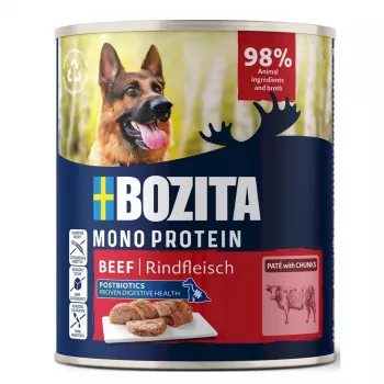 BOZITA Monoprotein Pate Beef - mokra karma dla psów - 800g