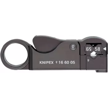 Knipex 16 60 05 KOAX Kabelentmanteler do kabli koncentrycznych 4 do 12 mm RG58, RG59, RG62
