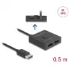 Delock - rozdzielacz/przełącznik wideo - 8K, dwukierunkowy - 2 x DisplayPort - Desktop (18906)