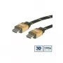 Przewód HDMI High Speed z Ethernetem GOLD 10,0 m, 10 m, HDMI Type A Standard, HDMI Type A Standard