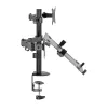 Uchwyt ścienny do monitora SBOX LCD-LM01-2 do ekranów 13–27 cali, maks. obciążenie 12 kg, VESA 100x100