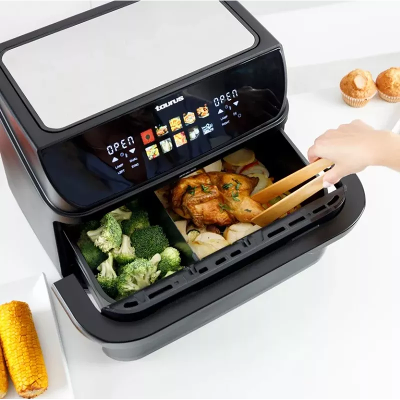 Beztłuszczowa frytkownica z długim koszem i grillem Taurus 973004000