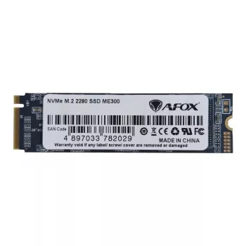 Wewnętrzny dysk SSD M.2 NVMe AFOX ME300 128 GB (PCIe x4, 3D NAND, do 1,6 GB/s odczyt, 600 MB/s zapis)