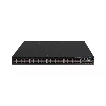 HPE - FlexNetwork 5140 HI - Switch - 1 Slot - L3 managed 48 x 10/100/1000 + 4 x 10 Gigabit Ethernet / 1 Gigabit Ethernet SFP+ Luftstrom Seite zu Rücks