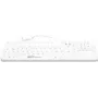 GETT GCQ CleanType Prime Touch+ USB Silicone Tast. Magnete hinten desinfizierbar waterproof IP65 backlit Biały 109 Buttons (DE) (KG26236)