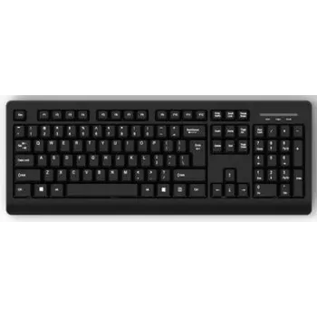Klawiatura MediaRange MROS109 Office USB QWERTZ Czarna