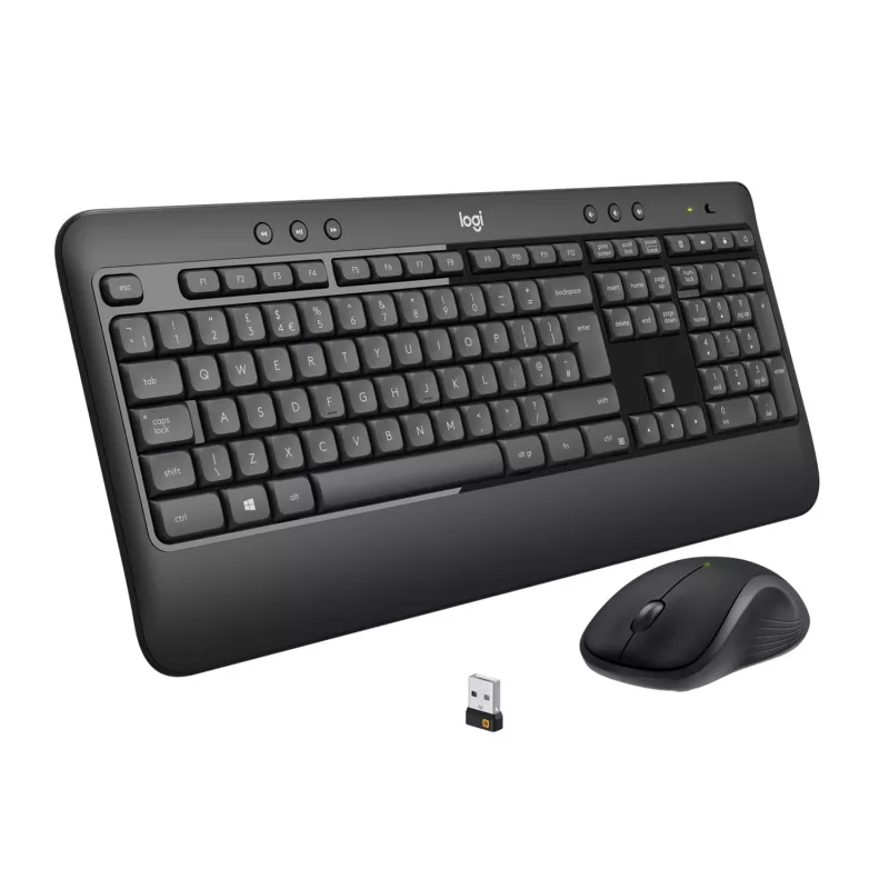 Logitech MK540 Advanced - Zestaw klawiatury i myszy - Bezprzewodowy - 2,4 GHz - Hiszpański QWERTY