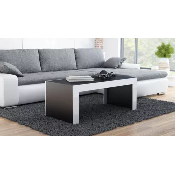 Cama TESS120 CZ/BI stolik kawowy / boczny / narożny Stolik kawowy kształt prostokątny 2 noga/nogi