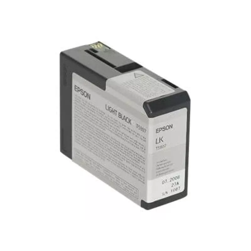 Epson Singlepack Light Black T580700, Jasny czarny, Atrament pigmentowy, 80 ml, 1 szt.