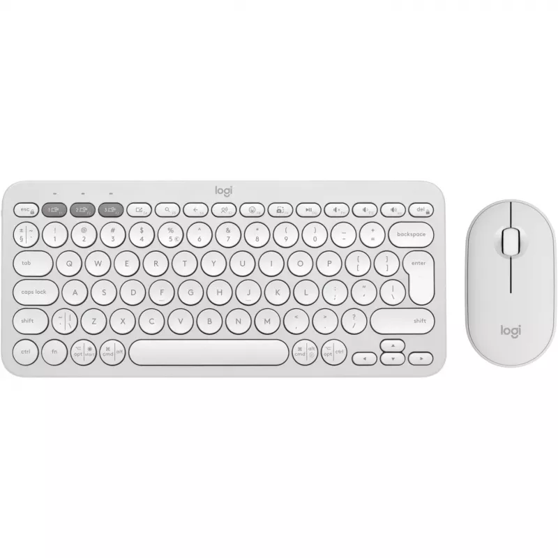 Bezprzewodowy zestaw klawiatury i myszy Logitech Pebble 2