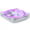 Wentylator obudowy NZXT F120 RGB 120 mm biały, 4-pin, 1800 RPM, 50.18 CFM, 18 diod LED