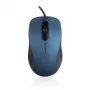 ModeCom MC-M10S - Mysz - Optyczna - 3 przyciski - Przewodowa - USB - Niebieska