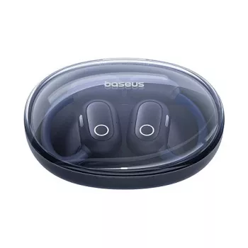 Baseus Eli Sport 1 Open-Ear TWS Cosmic Czarny z kablem USB