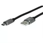Kabel USB ROLINE 11029029 USB 2.0 3 m USB A USB C czarny srebrny