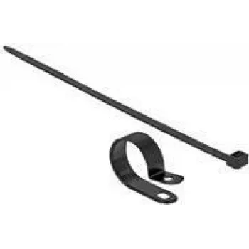 Opaska drabinkowa DeLOCK 18876 Nylon Czarna 300mm 10 szt.