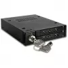 ICY DOCK - ToughArmor - MB992SK-B - SATA - Adapter - 2x 2,5 Zoll > 3,5 Zoll - SATA 6 Gbit/s - Sicherheitsschloss - Metall - LED - bis 9,5 mm Bauhöhe