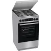 Gorenje GKS5C71XF Wolnostojąca kuchenka z piekarnikiem Srebrny