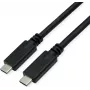 ROLINE Kabel zgodny z USB 3.2 Gen 2 C-C ST/ST 10Gbit/s Emark 100W czarny - Kabel - Cyfrowy/Dane