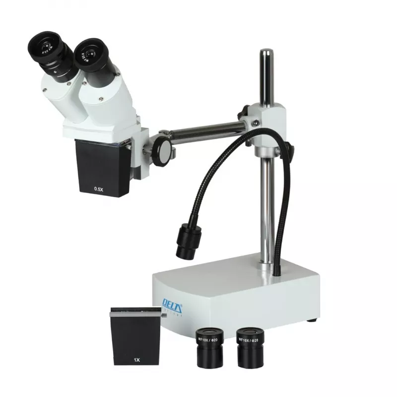 Mikroskop stereoskopowy Deltaoptical DO-3663 z powiększeniem 20× i oświetleniem LED