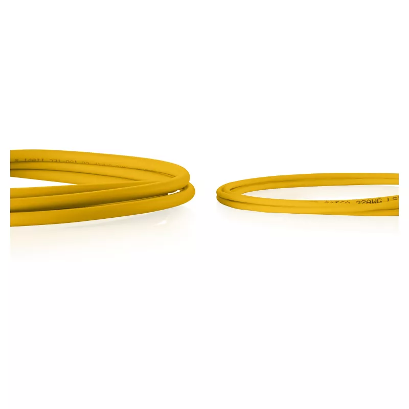 Patch kabel DIGITUS CAT6 U-UTP cienki, 1,5 m, żółty