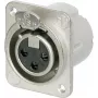 Neutrik NC3FD-LX-M3 Akcesorium łączności Srebrny