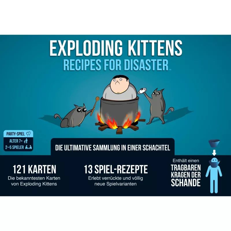 Exploding Kittens - Recipes for Disaster, gra karciana