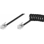 Kabel telefoniczny Microconnect MPK10200 RJ-10 RJ-10 2 m Czarny