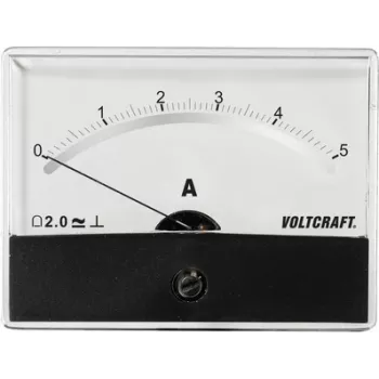 Voltcraft AM-86X65/5A/DC przyrząd instalacyjny AM-86X65/5A/DC 5 A miernik magnetoelektryczny (AM-86X65/5A/DC)