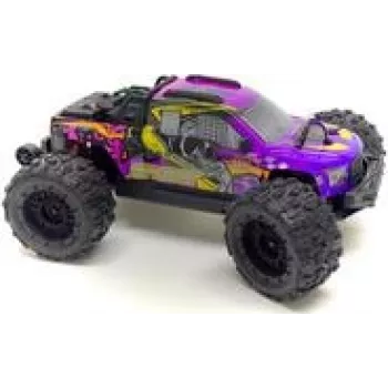 Absima Mini AMT Magic liliowy bezszczotkowy 1 16 elektryczny RC Monster Truck z napędem na wszystkie koła (16030)