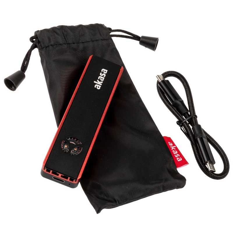 Obudowa SSD Akasa AK-ENU3M2-06 Czarna M.2