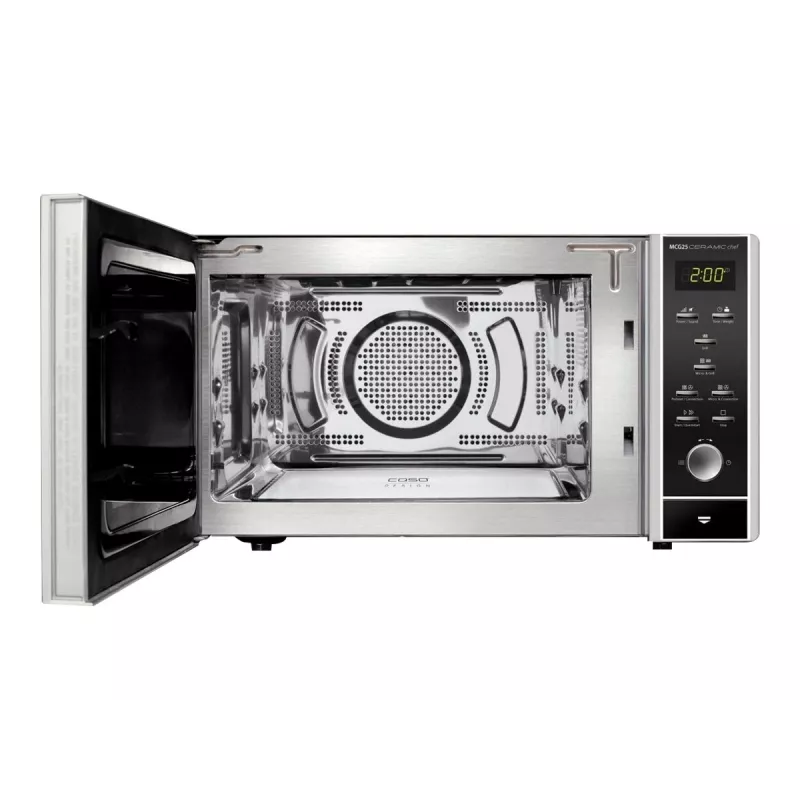 Caso | Kuchenka mikrofalowa | MCG 25 | Wolnostojąca | 25 L | 900 W | Konwekcja | Grill | Czarny