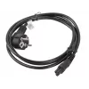 Lanberg CA-C5CA-11CC-0018-BK Stromkabel Schwarz 1,8 m CEE7/7 C5-Koppler (CA-C5CA-11CC-0018-BK)