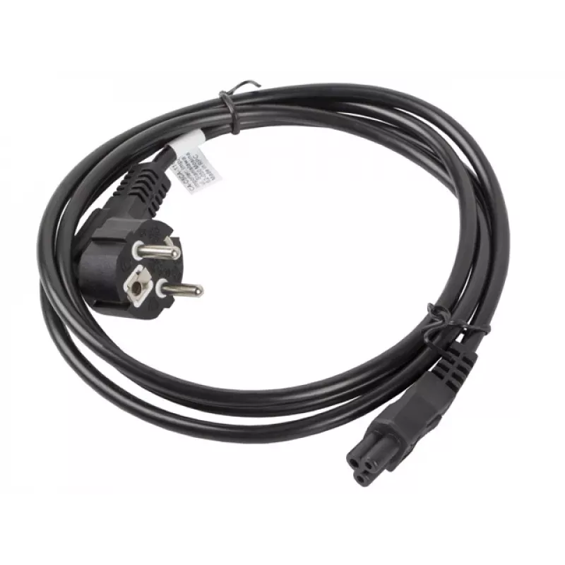 Lanberg CA-C5CA-11CC-0018-BK Stromkabel Schwarz 1,8 m CEE7/7 C5-Koppler (CA-C5CA-11CC-0018-BK)