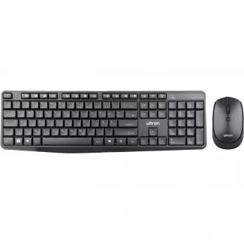 Ultron UMC300 zestaw klawiatura + mysz – RF Wireless niemiecki czarny (364180)