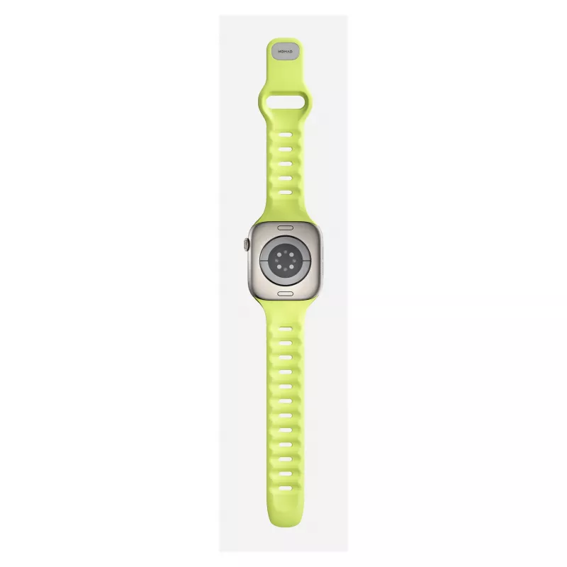 Band Nomad Tempo Band Light zielony Rubber, szerokość 18 mm, nadgarstek 135–175 mm