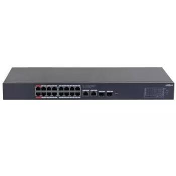 Dahua Technology CS4220-16GT-135 przełącznik sieciowy Zarządzalny L2 Gigabit Ethernet (10/100/1000) Power over Ethernet (PoE) Czarny