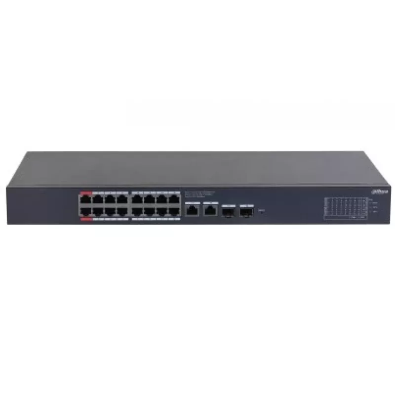 Dahua Technology CS4220-16GT-135 przełącznik sieciowy Zarządzalny L2 Gigabit Ethernet (10/100/1000) Power over Ethernet (PoE) Czarny